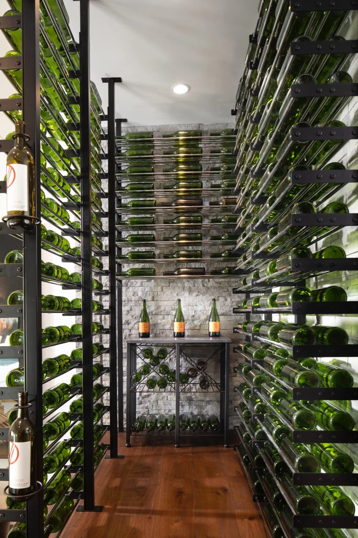 bottle shelving